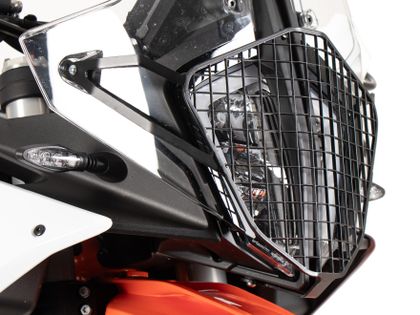 Protection Phare Hepco & Becker Grille - noir Ref : HBE02430A / 7007660 00 01 KTM 790 790 ADVENTURE - 2024 - 2025