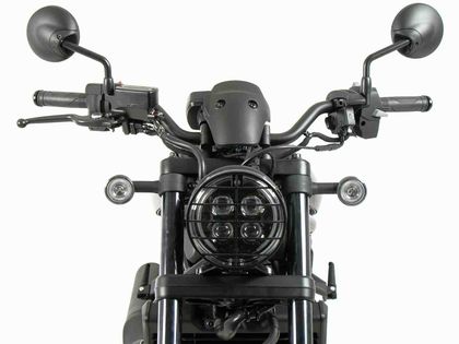 Protection Phare Hepco & Becker Grille - noir Ref : HBE02439A / 7009557 00 01 HONDA 1100 CMX 1100 REBEL - 2025