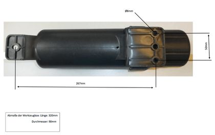 Boite à outils Hepco & Becker Pour support de valise latérales - noir Ref : HBE02447A / 7416514 00 01 BMW 1250 R 1250 GS ABS (0J91) - 2019 - 2023