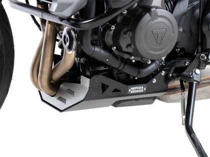 Sabot moteur Hepco & Becker - noir/argent