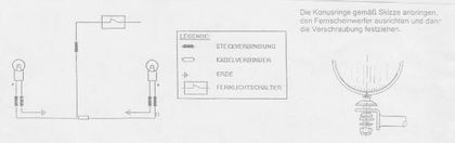 Feux Hepco & Becker Twinlight (route) avec support et câble - chrome