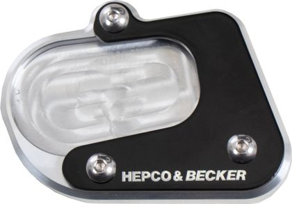 Extension de béquille Hepco & Becker latérale - noir/argent Ref : HBE02582A / 42116512 00 91 BMW 750 F 750 GS ABS (0B08) - 2018 - 2023
