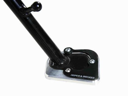 Extension de béquille Hepco & Becker latérale - noir/argent Ref : HBE02585A / 42116519 00 91 BMW 1250 R 1250 GS ADVENTURE ABS (0J51) - 2019 - 2024