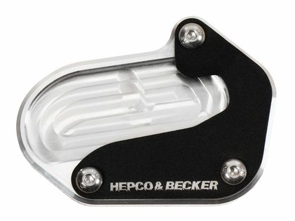 Extension de béquille Hepco & Becker latérale - noir/argent Ref : HBE02592A / 42116543 00 91 BMW 1300 R 1300 GS ADVENTURE - 2024 - 2025