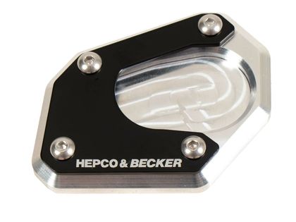 Extension de béquille Hepco & Becker latérale - noir/argent Ref : HBE02605A / 42117556 00 91 KTM 1090 1090 ADVENTURE - 2017 - 2018