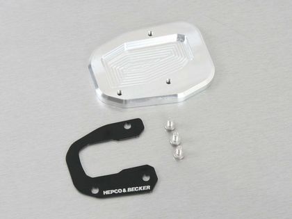 Extension de béquille Hepco & Becker latérale - noir/argent