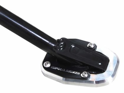 Extension de béquille Hepco & Becker latérale - noir/argent Universel Ref : HBE02610A / 42117593 00 91 