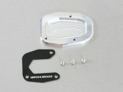 Extension de béquille Hepco & Becker latérale - noir/argent Universel