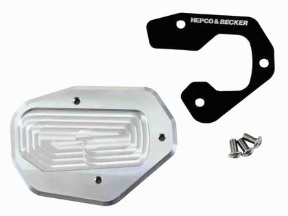 Extension de béquille Hepco & Becker latérale - noir/argent