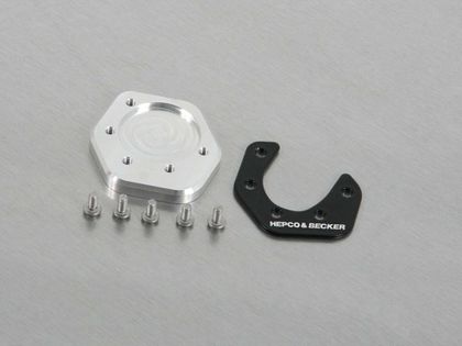 Extension de béquille Hepco & Becker latérale - noir/argent