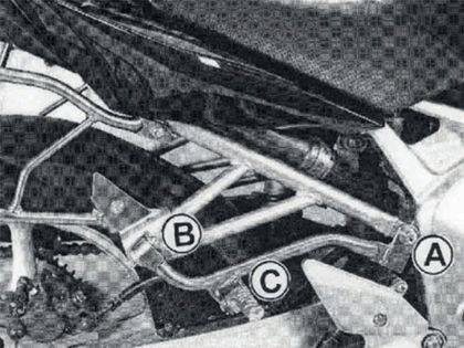 Repose-pieds Hepco & Becker Kit de rabaissement passager - argent