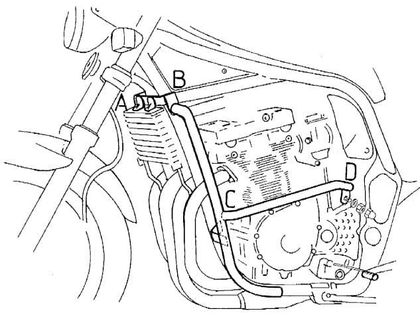Pare-carter Hepco & Becker Crashbar - noir