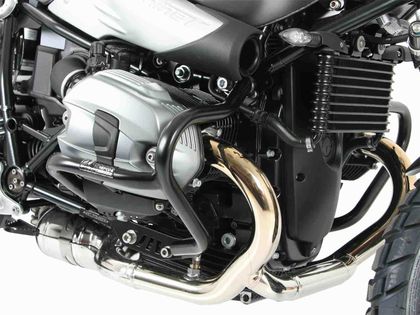Pare-carter Hepco & Becker Crashbar - noir Ref : HBE03041A / 5016502 00 01 BMW 1200 R NINE-T SCRAMBLER ABS (0J31) - 2016 - 2023