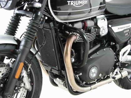Pare-carter Hepco & Becker Crashbar - noir Ref : HBE03059A / 5017591 00 01 TRIUMPH 1200 SPEED TWIN 1200 ABS - 2019 - 2021