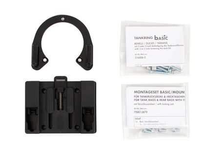 Anneau de réservoir Hepco & Becker Basic - noir Ref : HBE03305A / 5167562 00 01 DUCATI 1200 1200 MONSTER S - 2017 - 2020