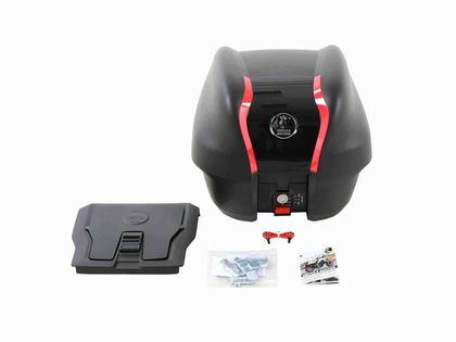 Top case Hepco & Becker Journey 30 avec support - noir Universel