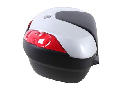 Top case Hepco & Becker Journey 52 - capot argenté - noir Universel