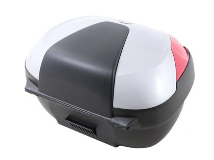 Top case Hepco & Becker Journey 52 - capot argenté - noir Universel