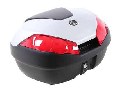 Top case Hepco & Becker Journey 52 - capot argenté - noir Universel