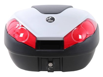 Top case Hepco & Becker Journey 52 - capot argenté - noir Universel