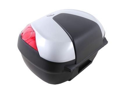 Top case Hepco & Becker Journey 52 - capot argenté - noir Universel