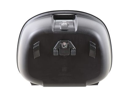 Top case Hepco & Becker Journey 52 - capot argenté - noir Universel