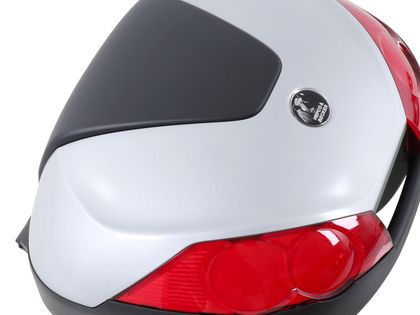 Top case Hepco & Becker Journey 52 - capot argenté - noir Universel