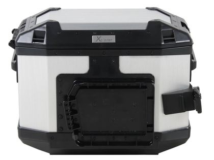 Valise Hepco & Becker Xplorer 30 droite - argent Universel Ref : HBE03414A / 610209 00 00 