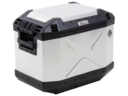 Valise Hepco & Becker Xplorer 40 gauche pour support cutout - argent Universel