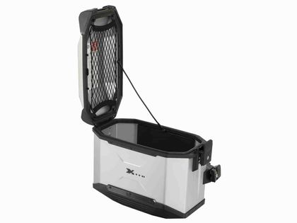 Valise Hepco & Becker Xceed 38 gauche - argent Universel