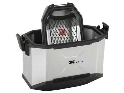 Valise Hepco & Becker Xceed 38 gauche - argent Universel Ref : HBE03418A / 610222 00 09 