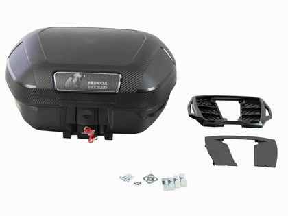 Top case Hepco & Becker Orbit 54 pour support Alurack - noir Universel