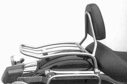 Porte Bagage Hepco & Becker Solorack avec dosseret - chrome