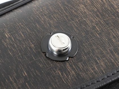 Valise Hepco & Becker Rugged gauche pour support C-Bow - marron Universel