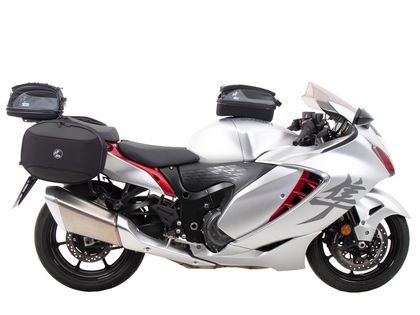 Support valises Hepco & Becker C-Bow - noir Ref : HBE03543A / 6303545 00 01 SUZUKI 1300 GSX 1300 HAYABUSA R ABS - 2021 - 2025