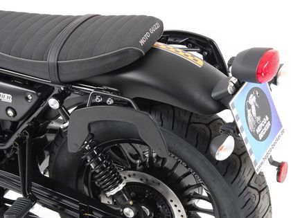 Support valises Hepco & Becker C-Bow - noir Ref : HBE03560A / 630547 00 01 MOTO GUZZI 900 V9 BOBBER - 2016 - 2020