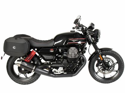 Support valises Hepco & Becker C-Bow - chrome Ref : HBE03563A / 630558 00 02 MOTO GUZZI 850 V7 STONE - 2022 - 2023