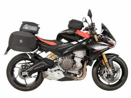Support valises Hepco & Becker C-Bow - noir Ref : HBE03628A / 6307668 00 01 APRILIA 660 TUONO 660 FACTORY - 2022 - 2025