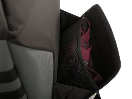 Valise Hepco & Becker Xtravel Basic droite avec plaque d'adaptation support tubulaire - noir Universel Ref : HBE03666A / 640631 00 01 R 