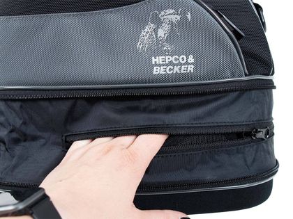 Hepco & Becker STREET avec Seatpad Basic - noir Zadeltas Universeel