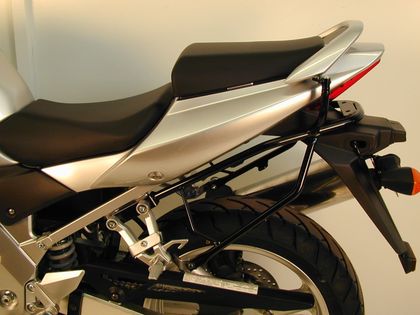 Hepco & Becker Röhrenförmig - schwarz Seitenkofferhalterung