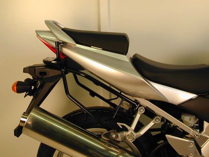 Hepco & Becker Röhrenförmig - schwarz Seitenkofferhalterung