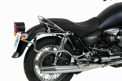 Support valises Hepco & Becker Tubulaire - chrome Ref : HBE03926A / 650542 00 02 MOTO GUZZI 1100 CALIFORNIA 1100 AQUILA - 2010 - 2011