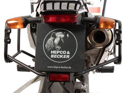 Support valises Hepco & Becker Tubulaire - noir