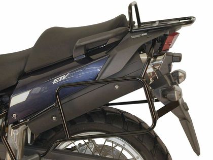 Hepco & Becker Tubular - black Side case holder Ref : HBE04009A / 650777 00 01 APRILIA 1000 ETV 1000 CAPONORD - 2001 - 2007