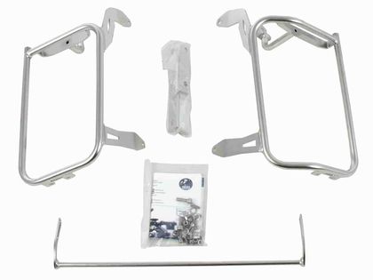 Hepco & Becker Cutout for Xplorer 40/37 litre luggage - Stainless steel Side case holder Ref : HBE04057A / 6516514 00 22 BMW 1250 R 1250 GS ABS (0J91) - 2019 - 2023