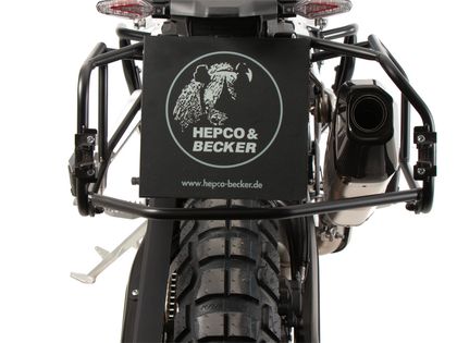 Hepco & Becker Cutout for Xplorer 40/37 litre panniers - black Side case holder
