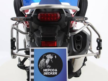 Support valises Hepco & Becker Cutout pour Xplorer - Acier inoxydable