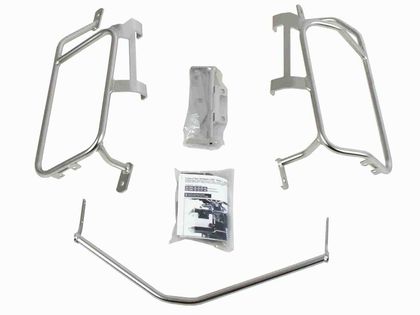 Support valises Hepco & Becker Cutout pour valises Xplorer 40/37 litres - Acier inoxydable