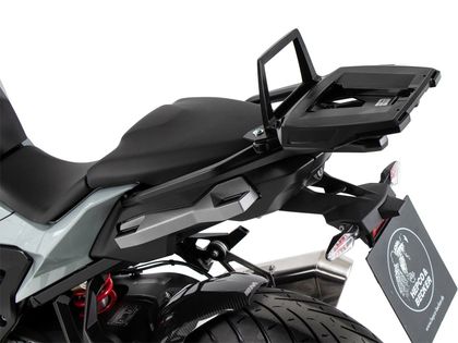 Support top case Hepco & Becker Alurack - noir Ref : HBE04106A / 6526542 01 01 BMW 1000 M 1000 XR - 2024 - 2025